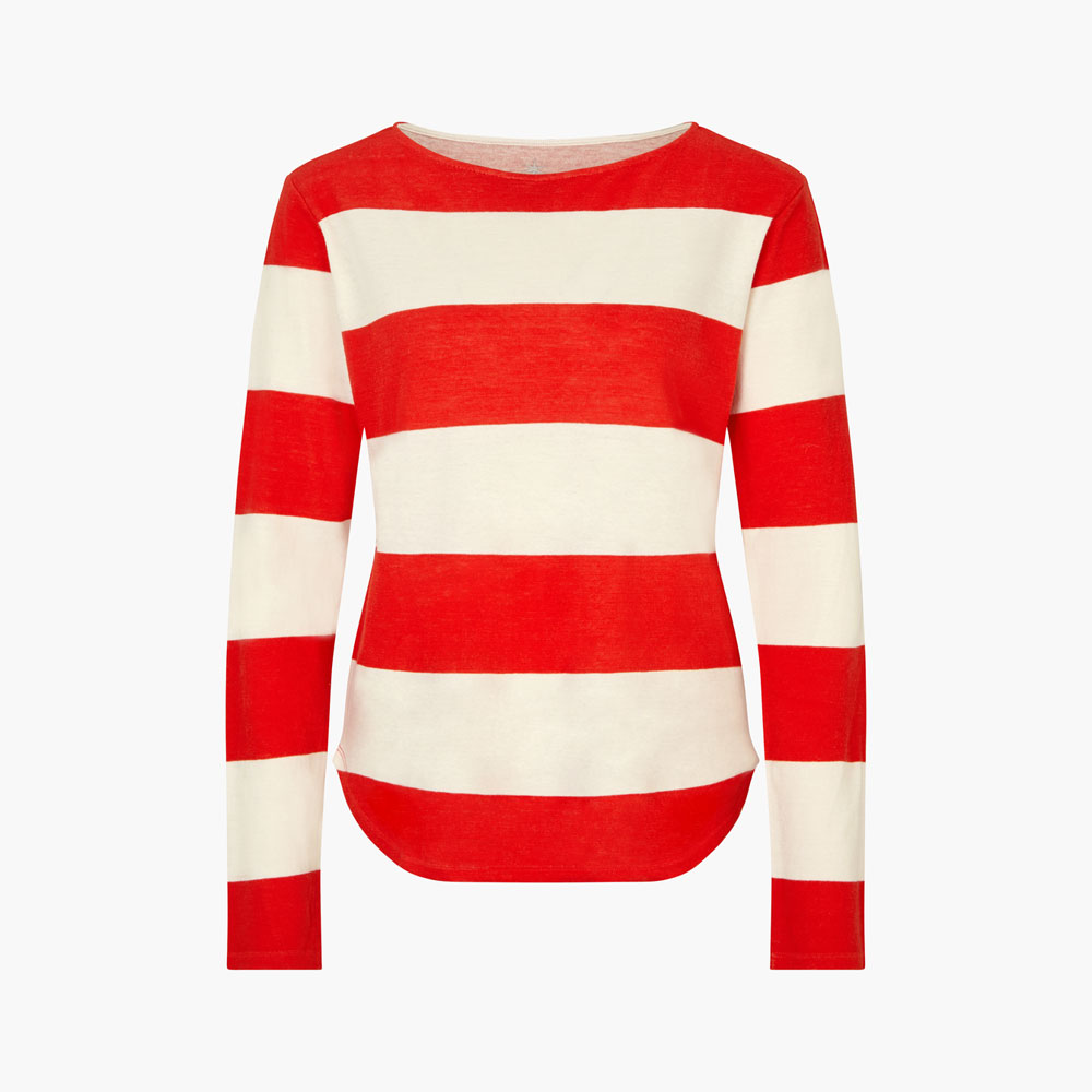 cashmere mix sweater striped